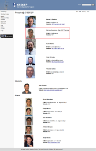 Omissão dolosa do CEP Main Promotor, autor e coordenador geral do projecto desde 2004.