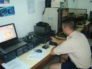 Posto de rádio do serviço de amador, a funcionar para o radioescutismo de Outurela. 